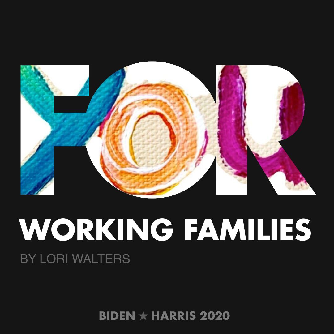 CreativesForBiden.org - Working Families artwork by lori walters