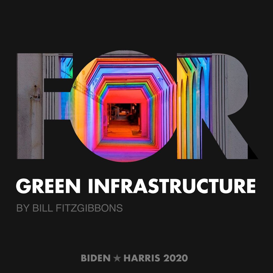 CreativesForBiden.org - Green Infrastructure artwork by Bill FitzGibbons