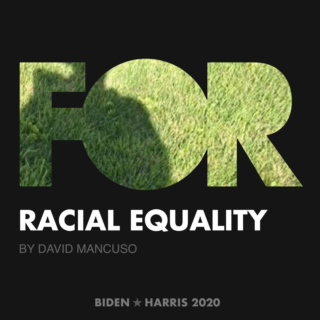 CreativesForBiden.org - Racial Equality artwork by David Mancuso