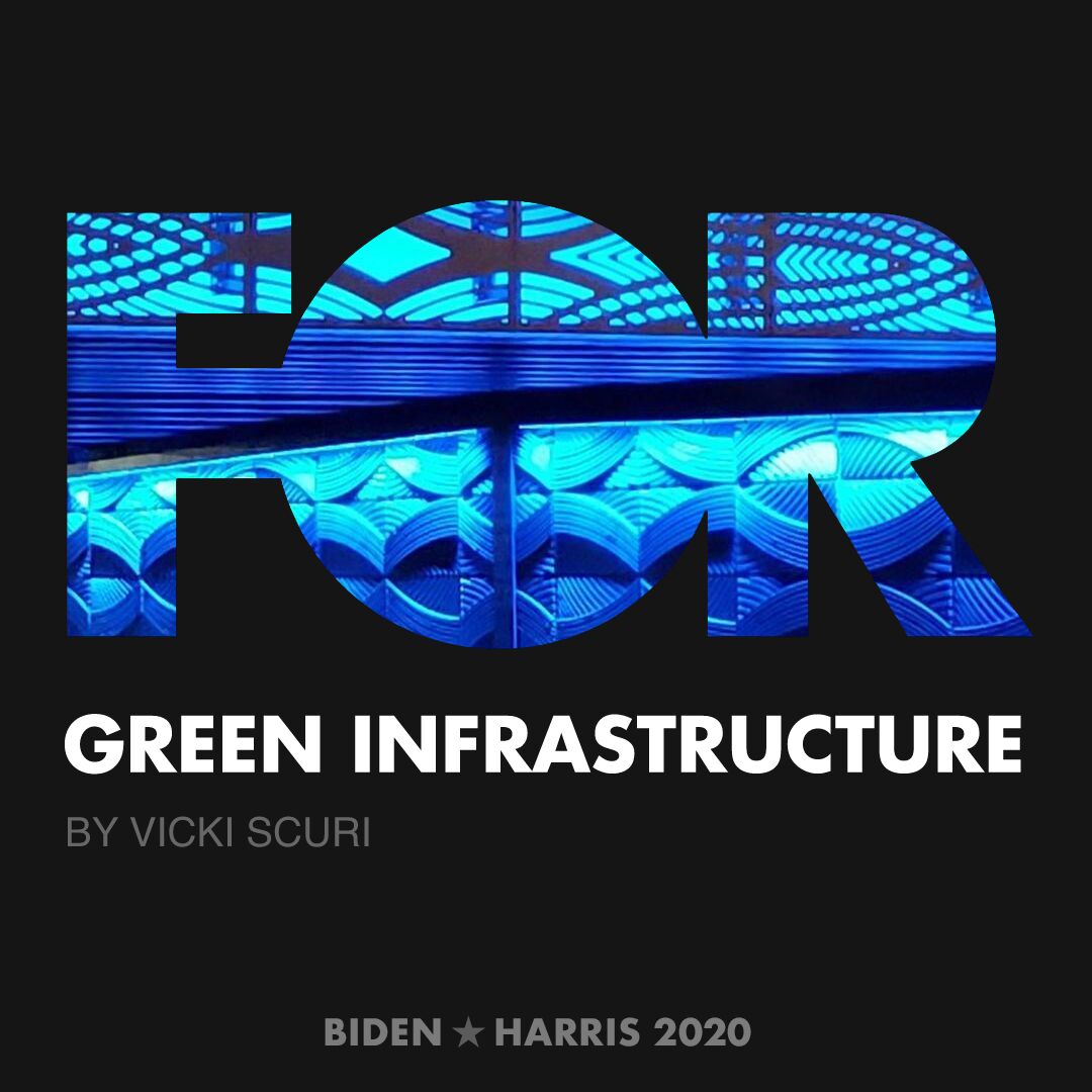 CreativesForBiden.org - Green Infrastructure artwork by Vicki Scuri