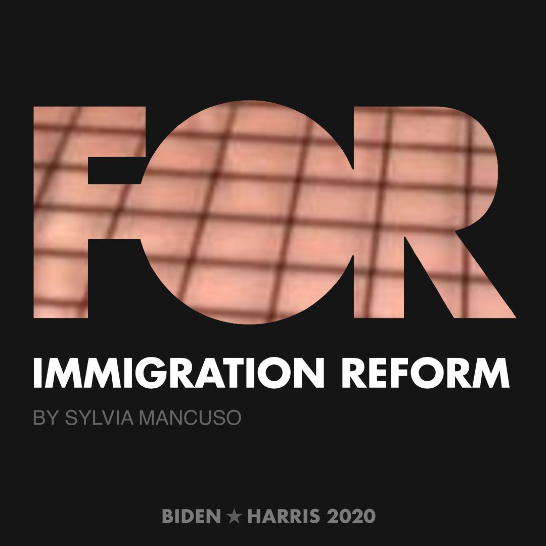 CreativesForBiden.org - Immigration Reform artwork by Sylvia Mancuso