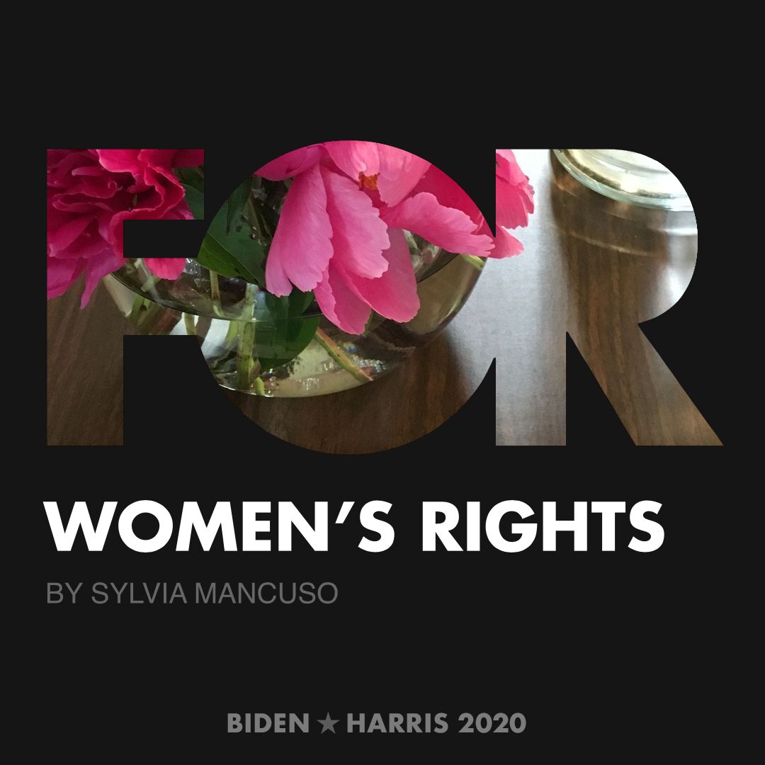 CreativesForBiden.org - Women’s Rights artwork by Sylvia Mancuso