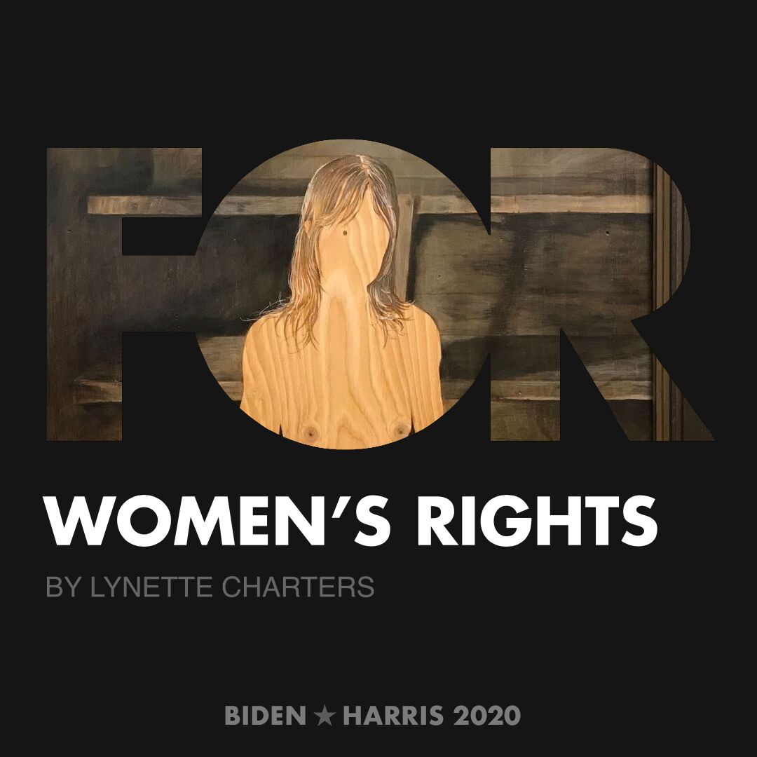 CreativesForBiden.org - Women’s Rights artwork by Lynette Charters