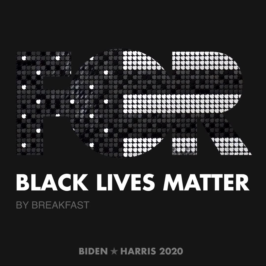 CreativesForBiden.org - Black Lives Matter artwork by BREAKFAST
