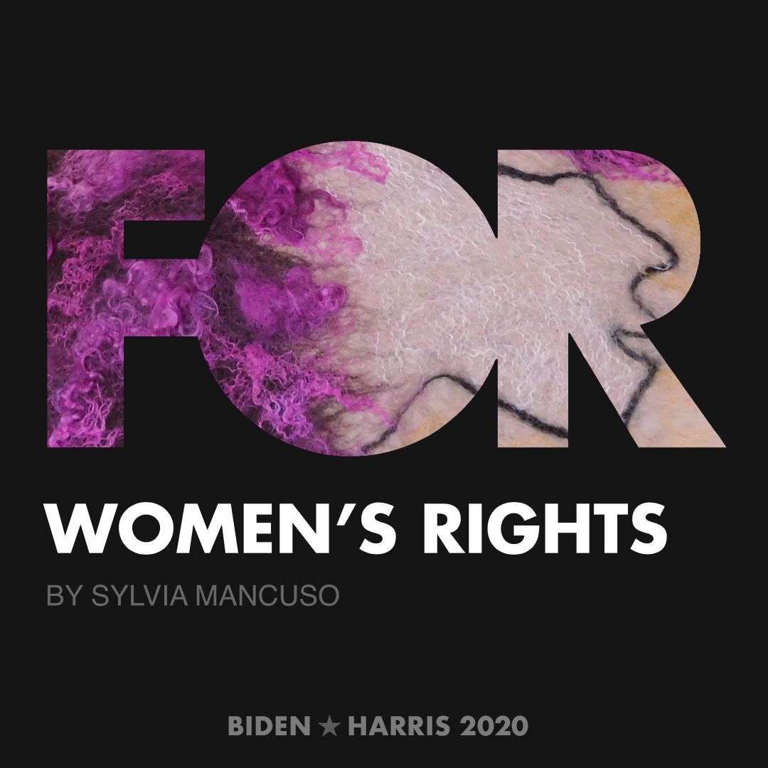 CreativesForBiden.org - Women’s Rights artwork by Sylvia Mancuso