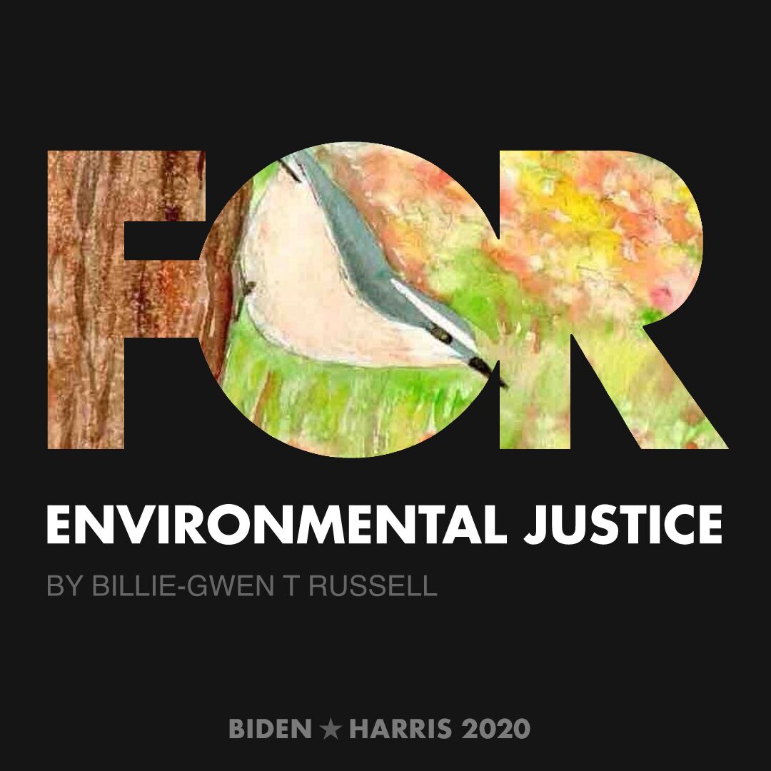 CreativesForBiden.org - Environmental Justice artwork by Billie-Gwen T Russell